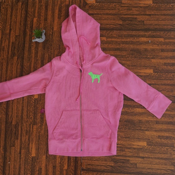 PINK Victoria's Secret Sweaters - PINK Victoria's Secret Pink Green Sweater Small